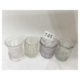 4 TOOTHPICK ANTIQUE HOLDERS