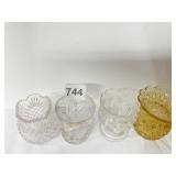 4 ANTIQUE TOOTHPICK HOLDERS