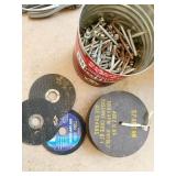 SCREWS, GRINDING WHEELS
