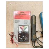 BATTERY TESTER, VOLT TESTER, ETC.