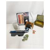 BANK OF IRELAND CARVE PC., BRASS BOX ETC.