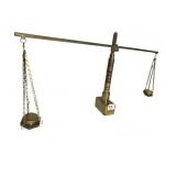 HEAVY 10LBS BRASS SOLID BALANCE SCALE WITH E911