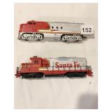 SANTA FE 2092 ENGINE AND TENDER