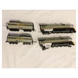 HO SCALE #807 2 ENGINES, 2 TENDER, UNION PACIFIC