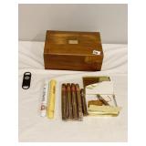 CIGARS AND CIGAR BOX