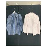 ELISABETH SZ. 16 BLOUSE AND DRESS BARN WRINKLE