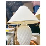 TWO MATCHING COMPOSITION LAMPS