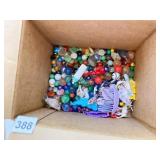 VINTAGE HAIR ACCESSORIES, MARBLES NEW & OLD, VASE