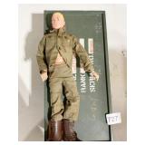 GI JOE BOX TRAVEL TRUNK AND GI JOE FIGURE W/