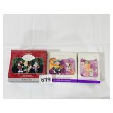 FOLLOW THE LEADER, BATTER UP HALLMARK ORNAMENTS