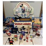 LARGE LOT OF MICKEY MOUSE ITEMS