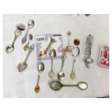 12 ASSORTED COLLECTOR SPOONS