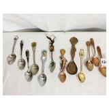 12 ASSORTED COLLECTOR SPOONS