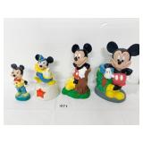 MICKEY COIN BANKS & FIGURINE