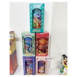 FIVE DISNEY COLLECTIBLE CUPS OB
