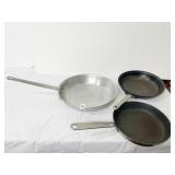 THREE PANS ONE IS WEAR EVER