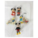 WALKING MICKEY, VINTAGE DONALD DUCK ONE CART