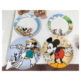 MICKEY MOUSE PLATES 4 DIFFERENT PLATES