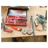 REVERSIBLE RATCHET DRIVER SET, HANDY SAW, ETC.,