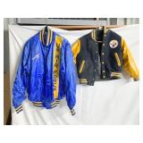 SZ L BLUE AIR FORCE JACKET AND CHILD SZ 10