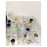 ASSORTED SHOT GLASSES