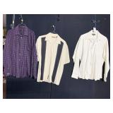 CUBAVERA, ROBERTO VILLINI DRESS SHIRTS 17 - 36/37