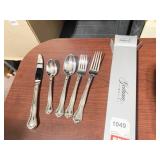 VALCOURT SILVER PLATE 5 PC. PLACE SETTING $44.00