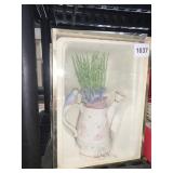 LENOX PETALS AND PEARLS BLUEBIRD BUD VASE