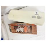 FOOD SEALER W/ 2 FULL ROLLS OF BAGS