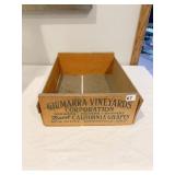 CALIFORNIA GRAPE WOOD CRATE