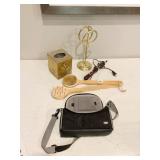 TOWEL HOLDER, TISSUE BOX, CURLING IRON, SCRUB