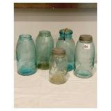 ANTIQUE BALL AND ATLAS JARS