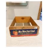MR. NECTARINE WOOD CRATE