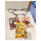 COOKBOOKS AND IRON TRIVET