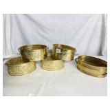 COPYRIGHT MOSLEY 4 MATCHED PLANTERS PLUS 1 OTHER