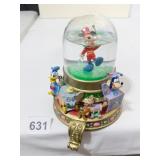 SHELF SITTER SNOW GLOBE WITH HOLDER