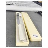 LENOX WEDDING PROMISES PLATINUM CAKE KNIFE