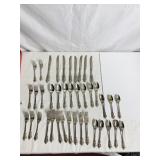 ROSE PATTERN FLATWARE