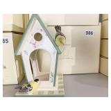 LENOX SUMMER GREETINGS BIRDHOUSE LANTERN