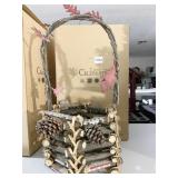 TIME TO CELEBRATE TWIG BASKET 17" H X 9" D