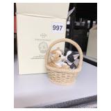 LENOX CUDDLES AND KISSES- KITTENS IN BASKET