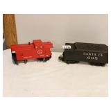 2 TRAIN CARS, LIONEL AND MTH ELECTRIC INDUSTRIES