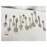 12 ASSORTED COLLECTOR SPOONS