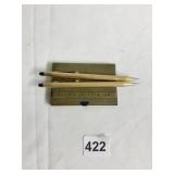 CROSS PEN AND PENCIL SET, BUSINESS CAR HOLDER