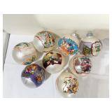 DISNEY ORNAMENTS BY SCHMIDT GROUP OF 8