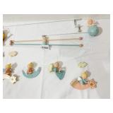 NURSERY WOOD PAINTED SET