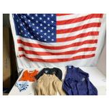 AM. FLAG, SCOUT SHIRT, BOO SHIRT ETC.
