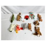 12 TY BEANIE BABIES WITH TAGS