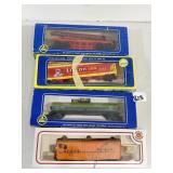 DUPONT TANKER CAR, RIO GRANDE BOX CAR, LIPTON TEA