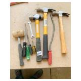 HAMMERS, RUBBER MALLET, SCREW DRIVERS